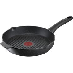 Сковорода-гриль Tefal 26 см, Black Stone (E2434055)