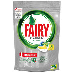 Капсулы для посудомоечной машины Fairy Platinum All-in-One, 50 шт