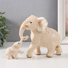 Сувенир полистоун Вместе навсегда 2 шт бежевый 20,5х9,8х14,7 см No Brand