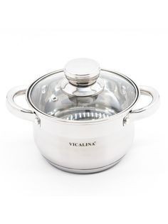 Кастрюля VICALINA из нержавеющей стали 16см 1,5л. - VL-7011