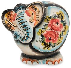 Копилка Слон золото цв. (Гжельский фарфор) ГЛ-447 113-705688 Art East