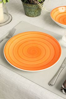 Тарелка обеденная COINCASA 5162634 26 см оранжевый