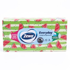 Салфетки бумажные Zeva Everyday, микс, 100 шт. Zewa