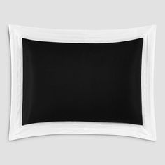 Наволочка Togas ЭДЕМ 50x90, 1 шт, черн/бел, 100% эвкалипт. волокно, прорезь, 1010.00335