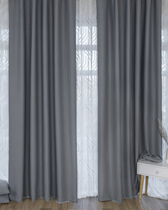 Штора Evrika Home 150 х 270 см блэкаут 95% на шторной ленте ,Амадео