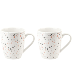 Набор кружек 2 шт Мраморная крошка, 340 мл, Nouvelle