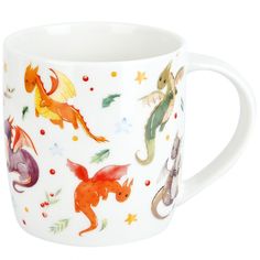 Кружка Nouvelle Дракон 350 мл, фарфор