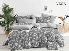 Комплект постельного белья Alanna Vega на резинке по углам поплин семейный