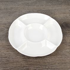 Менажница Nouvelle Маршмеллоу 25х25х3 см, фарфор