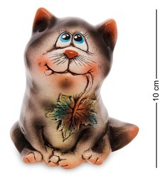 Фигурка керамическая Кот с кленовым листом АБ- 68 113-708325 Art East