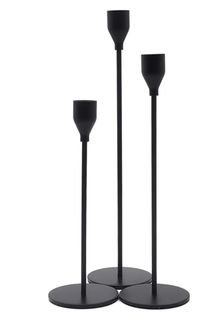 Подсвечники Homium Collection Trio набор 3шт цвет черный