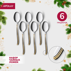 Набор ложек чайных 6 предметов Apollo Goldy GLD-56