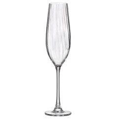 Бокалы 260мл 6 шт Crystalite Bohemia Columba Колумба Оптика Без декора, 310084