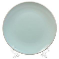 Тарелка десертная керамика 19 см круглая Scandy Mint Fioretta TDP466 мятная