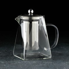 Чайник стеклянный заварочный Magistro «Дарси», 750 мл, с металлическим ситом