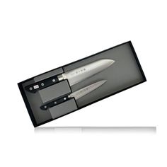 Набор Кухонных Ножей TOJIRO FT-030, 2 предмета, японские ножи, подарочная упаковка