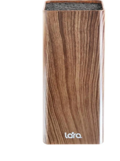 Подставка для ножей LR05-102 Wood квадрат Soft touch Lara