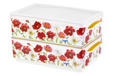 Набор 2 блюд для холодца 800 мл 20х12,5х11,5 см Elan Gallery Маки