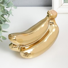Фигурка 7812407 Связка бананов золото 9х17х7,5 см No Brand