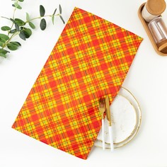 Полотенце Клетка, цвет МИКС, 35х60 см No Brand
