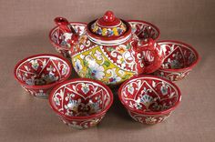 Чайный сервиз Кора Калам Shampurs