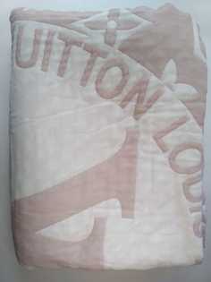 Покрывало Униратов Текс розовое с белым 200х230см хлопок 100%