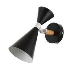 Бра "Камертаб" Е27 40Вт черный 15х12х24 см No Brand