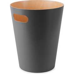 Корзина для мусора Umbra Woodrow 7.5 л, серая 082780-618 No Brand