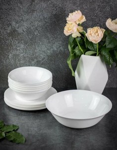 Столовый сервиз Olaff тарелки 13 предметов 197-21009white13-FS