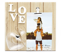 Фоторамка Fotografia "Love" 10x15 см Lefard