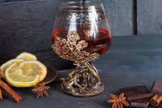 Бокал для коньяка Три медведя Shampurs