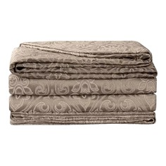 Шторы с подхватами Estia Амито 260 x 300 см коричневые 4 предмета