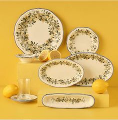 Столовый сервиз Bella Maison Lemon 26 предметов, керамика