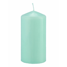 Свеча декоративная цилиндрическая Bartek Candles Tiffany 70 х 150 см мятная