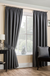 Штора Блэкаут Рогожка Темно-Серый 150-270 No Brand