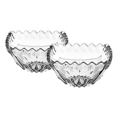 Салатник Hitt Vintage Diamant прозрачный 14,5 см 2 шт
