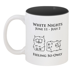 Кружка Printio цветная внутри Feeling so owly