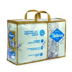 Одеяло Эльф Naturel евро 200x215 см, Всесезонное, с наполнителем Льняное волокно, Лен