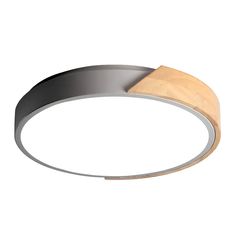 Светильник светодиодный потолочный JAZZway PPB Sсandic-R 24w 4000K с деревянной планкой