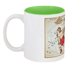 Кружка Printio цветная внутри Созвездие гончие псы (зеркало урании)