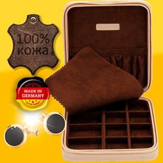 Шкатулка для хранения запонок Friedrich Lederwaren 26205-8