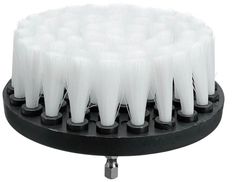 Щетка для химчистки мягкая ArcticLime Soft white brush for drill шестигранник 100мм No Brand