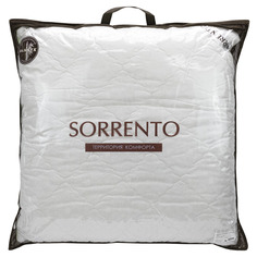 Подушка для сна SORRENTO DELUXE стеганая Бамбук 70x70 см на диван, кровать сатин