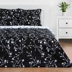 Комплект постельного белья Этель. 2 спальное, Белый, 200 х 220, Хлопок, Поплин