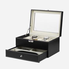 Шкатулка для часов и украшений большая CLOX W118