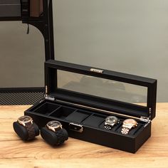 Шкатулка для часов украшений хранение органайзер подарок CLOX MTW91
