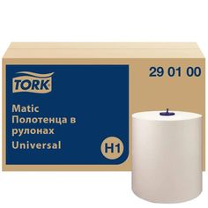 Полотенца в рулонах ультрадлиннаTork Matic Universal, (арт.290100),Н1, 280м,бело-серый,6 р
