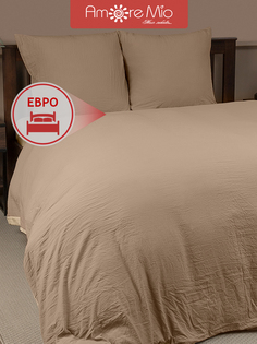 Комплект постельного белья двуспальный-евро Amore Mio, Опал