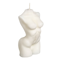 Свеча фигурная в подарочной коробке "Женский силуэт", 10 см, белая Богатство Аромата