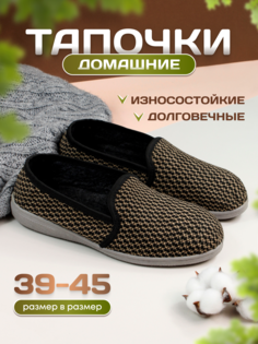 Тапочки мужские FORSA Семечка коричневые 40 RU